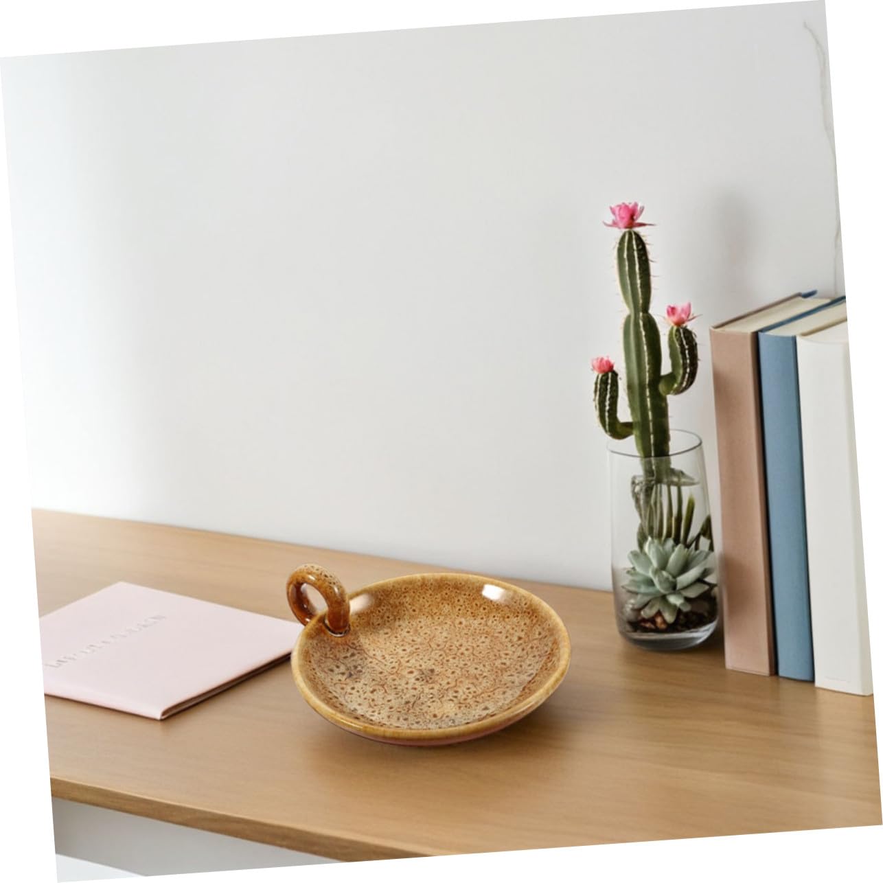 Retro Keramik Kerzenhalter 2 Stück Kerzenhalterfuß für Tisch aus Keramik Multifunktional und Sicher für Büro und Hotel Dekoration