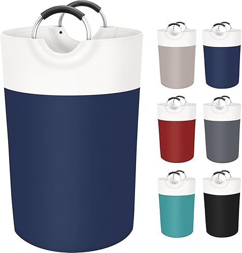 BlissTotes Cesta de lavandería, cesta de lavandería, cestas plegables para ropa sucia, cesta de ropa sucia, cesta de lavandería impermeable con asas