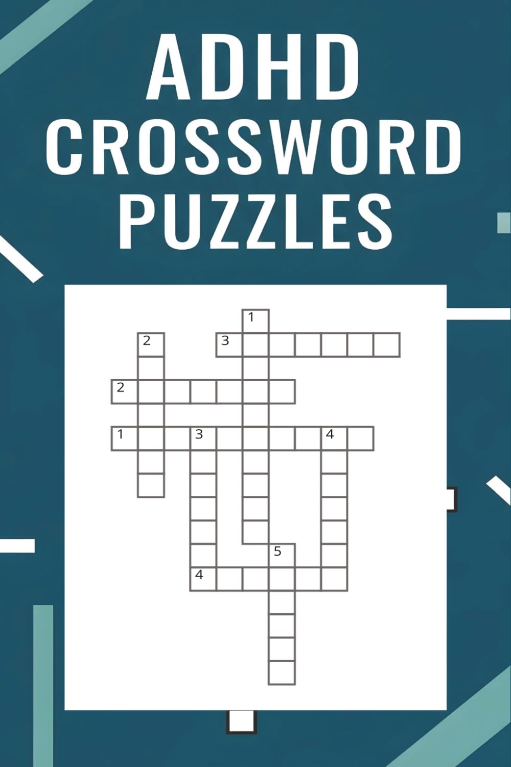 ADHD-Friendly Crossword Puzzle Book: 60 Relaxing, Focus-Boosting Crosswords for Clarity & Calm