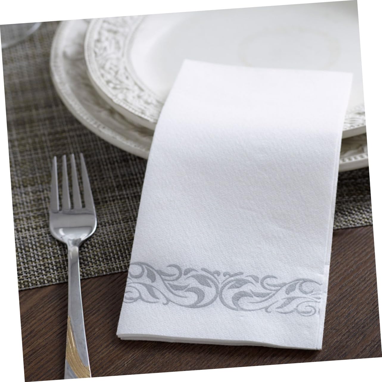 Healeved 50piezas Servilletas Desechables Decorativas Para Fiestas y Bodas Servilletas Alta Absorción Para Uso Casa y Restaurantes Diseño Elegante Para Decoración De Mesas