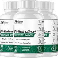 3x IN-Spirulina+ 500mg (Spirulina 360 Cápsulas) Imperium Nutrition