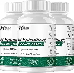 3x IN-Spirulina+ 500mg (Spirulina 360 Cápsulas) Imperium Nutrition