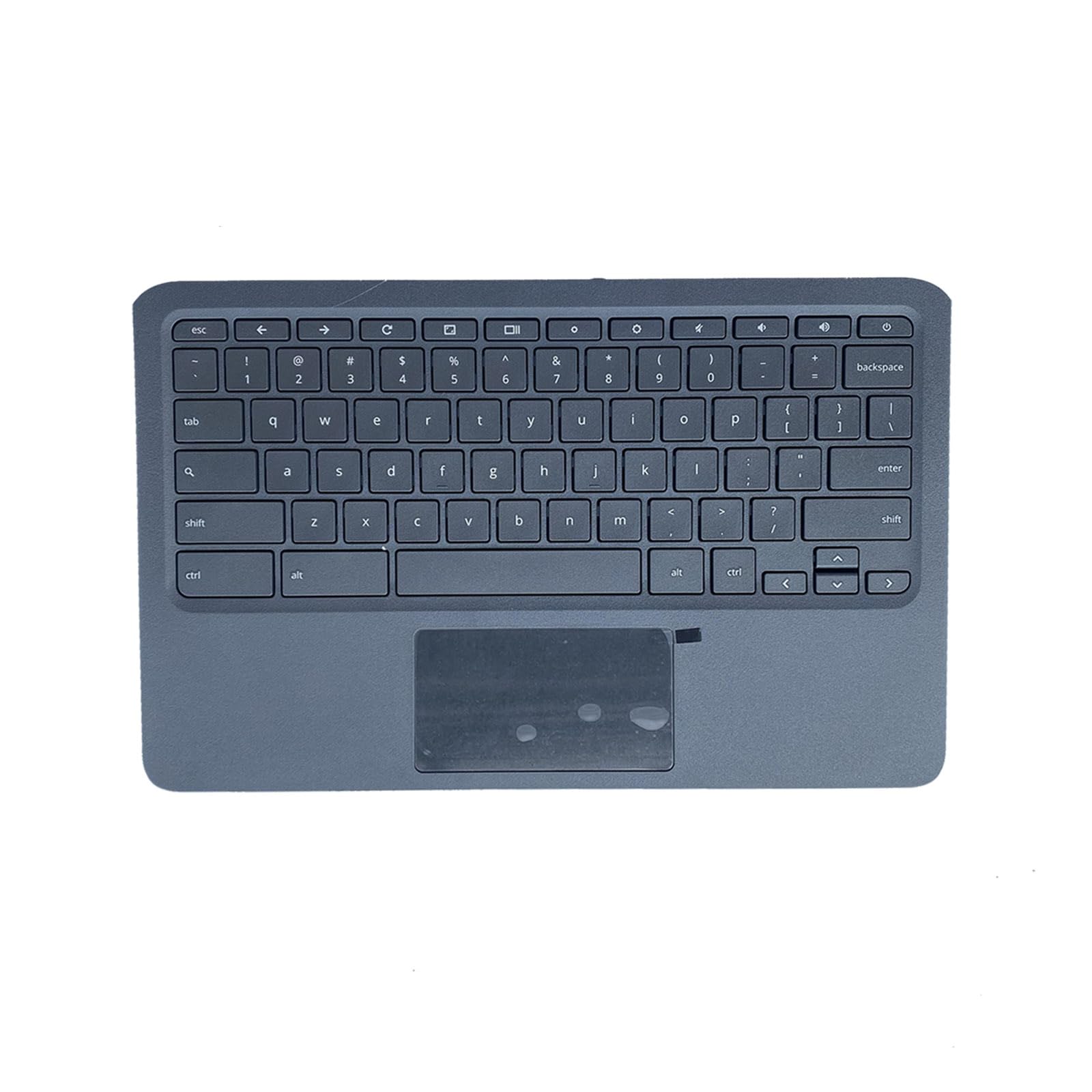 Replacement for HP Chromebook 11 G7 EE Laptop Upper Top Cover Case Palmrest Not-Backlit Keyboard Touchpad Assembly Part L52573-001