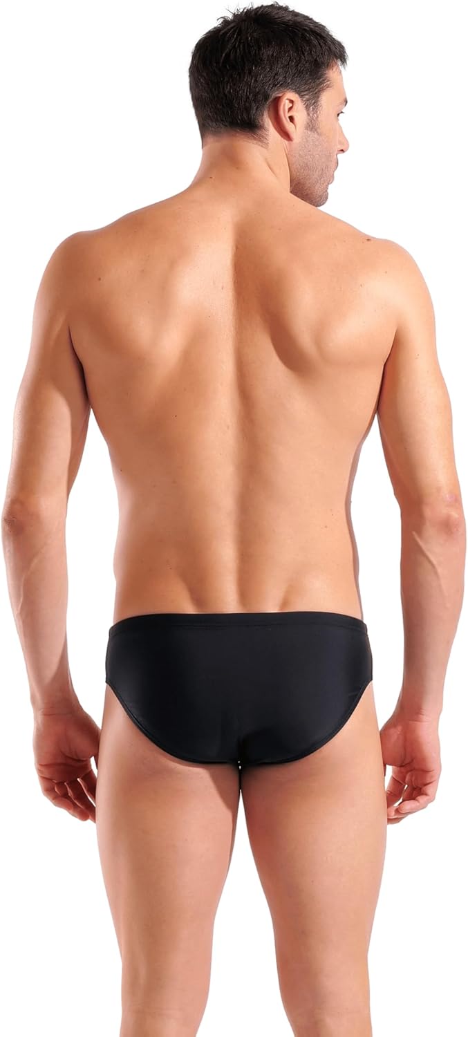 Arena Men's Arena Feel Men's Bloom Swim Briefs Comfortable Stretchy Bathing Suit for Pool Beach