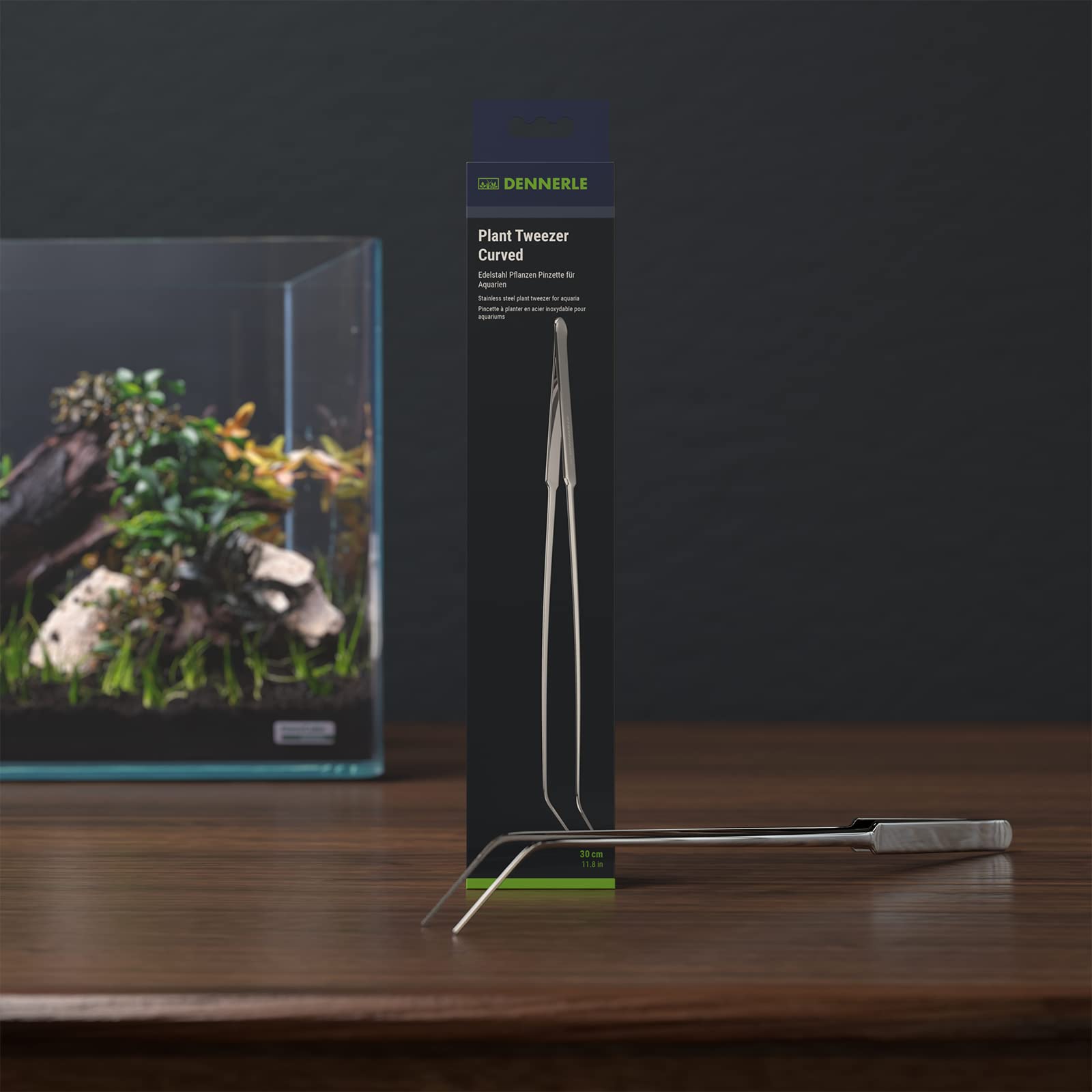 Dennerle Plant Tweezer - Edelstahl Pflanzen Pinzette für Aquarien, verschieden Ausführungen