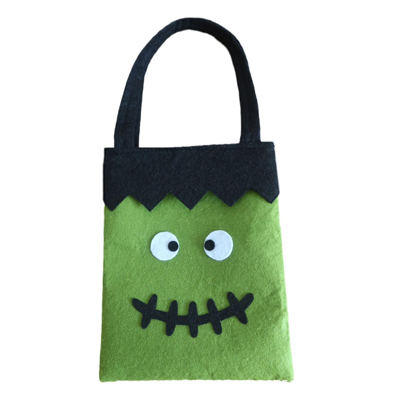 Tsophreniq Multifunction Halloween Tote Candy Bag Pumpkin Witch Tote Bags Pouch for Festival Party Decoration Supplies Halloween Treat Bag