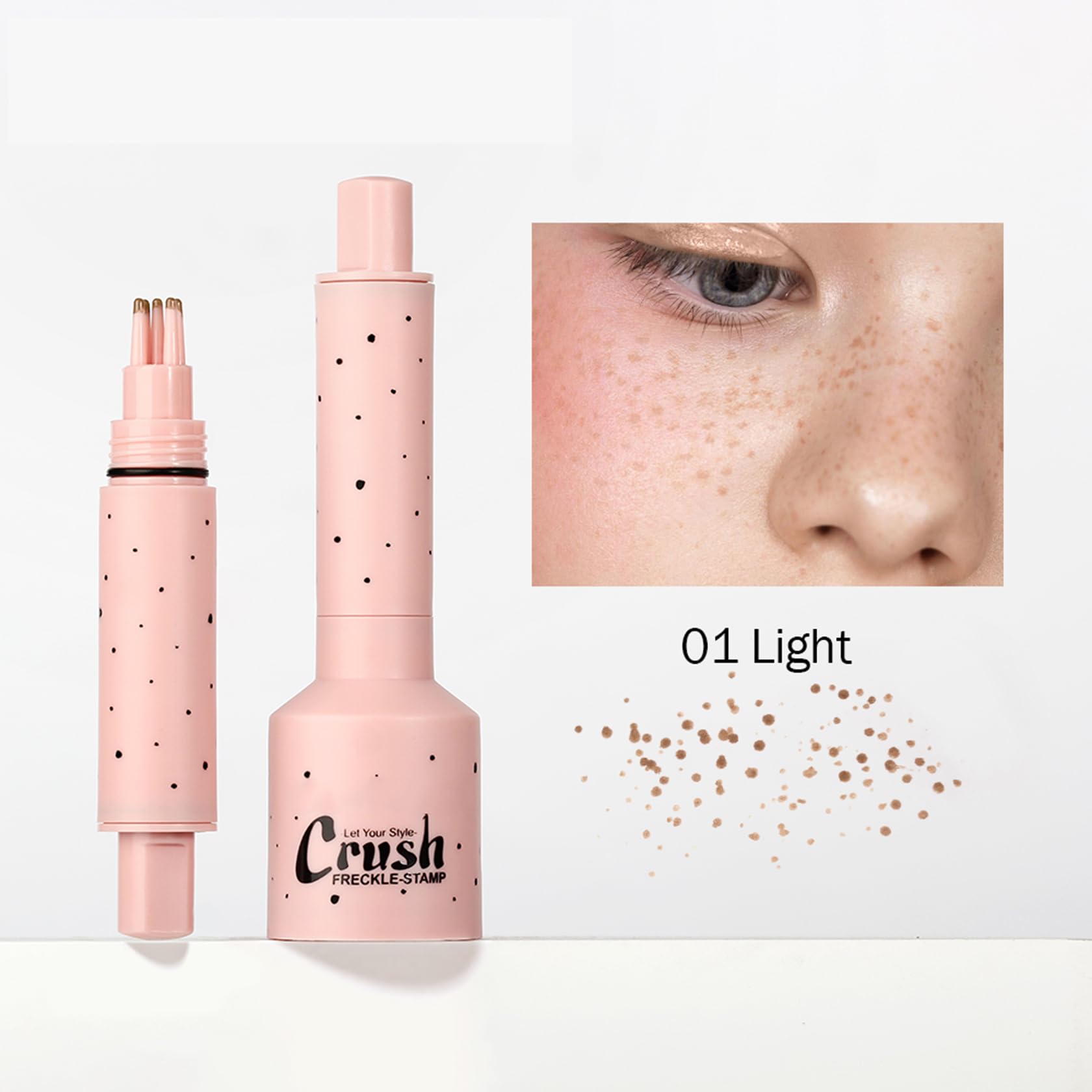 Freckle Stamp with Triple-Tipped Applicator for Natural Makeup - Image 2