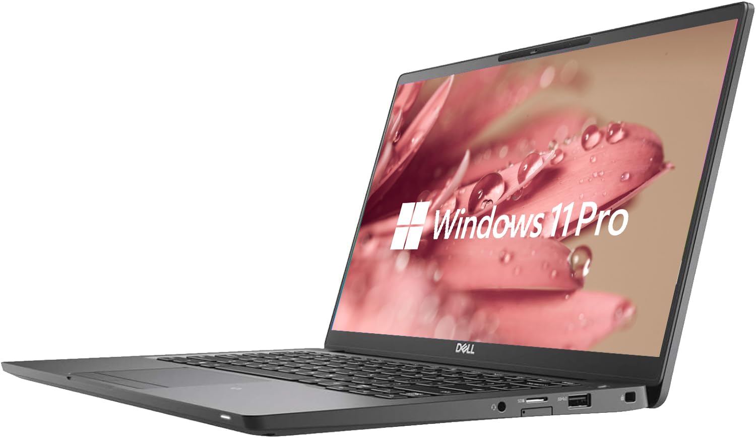 Computadora portátil Dell Latitude 7400 de 14 pulgadas FHD para negocios, Intel Core i7-8665U de 8ª generación de doble núcleo, 16 GB DDR4 RAM, SSD de 512 GB, Webcam, HDMI, Windows 11 Pro