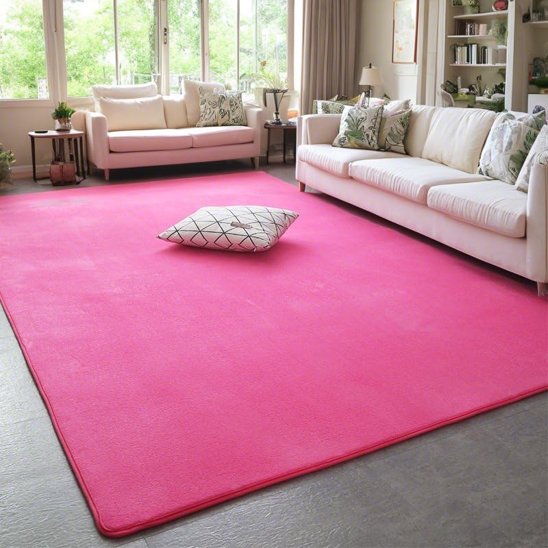 Tapis flanelle pour sols froids tapis rectangulaire uni 60x90cm