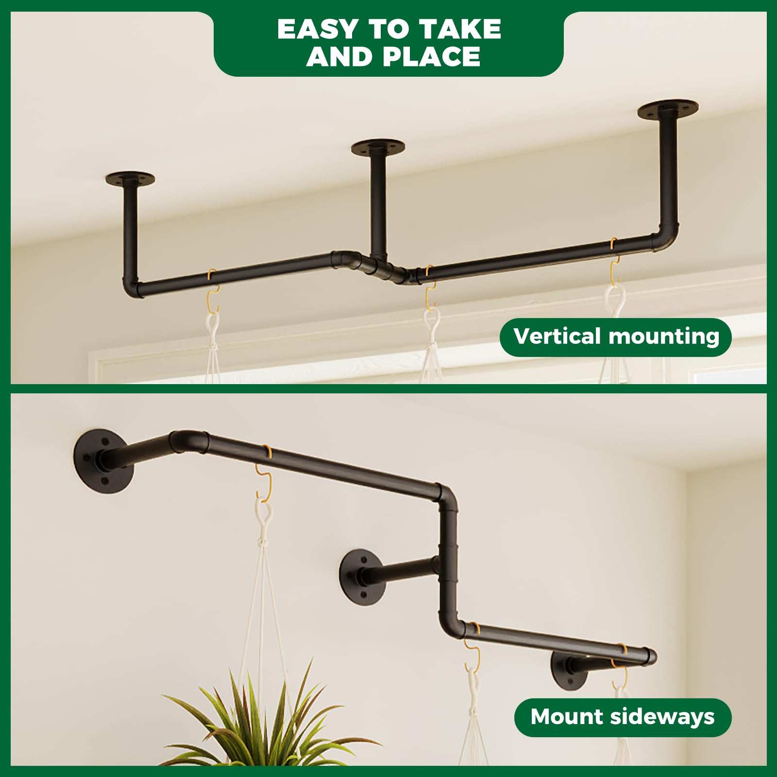 Snapklik.com : Bamworld Hanging Planters For Indoor Plants Plant Hanger ...