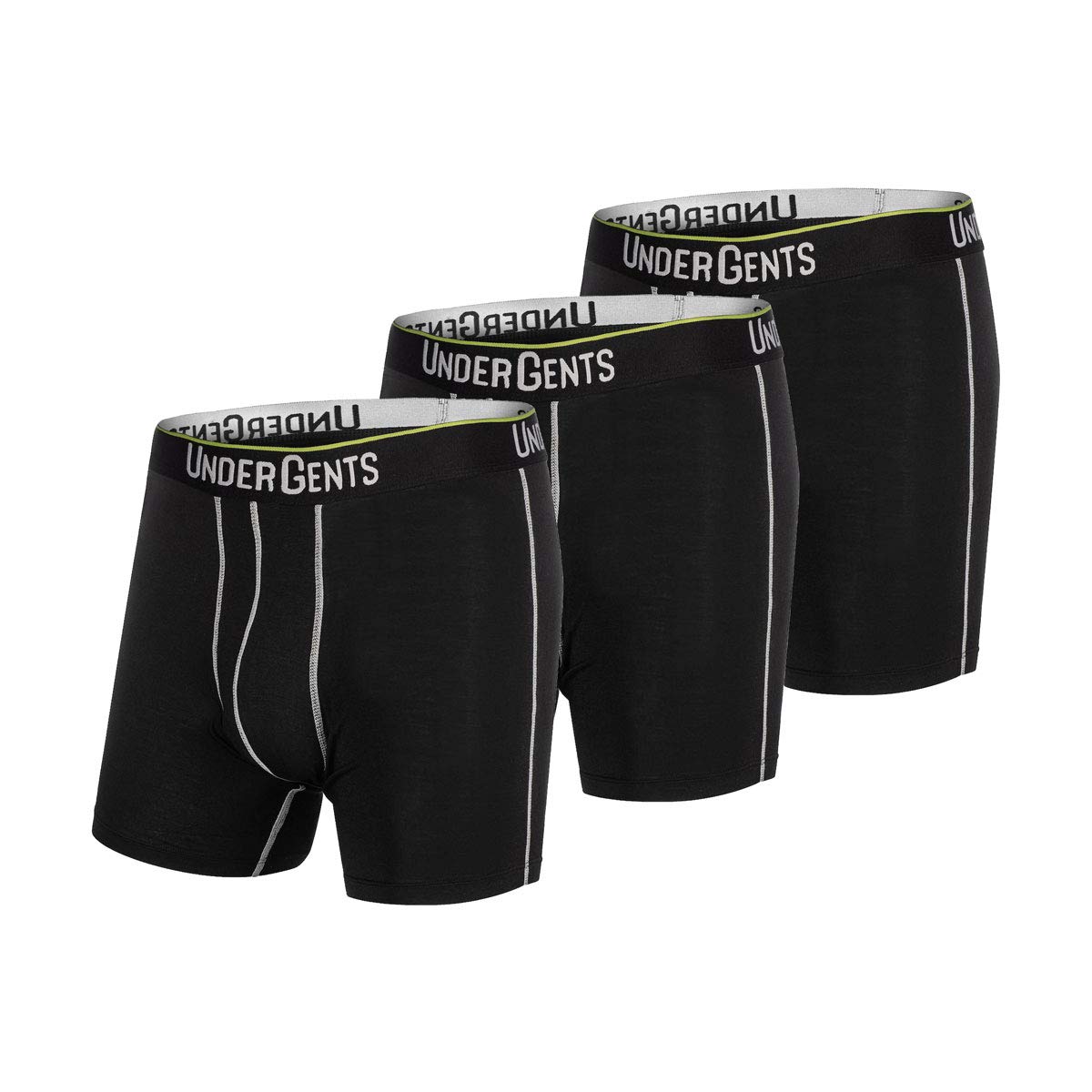 UnderGents 3 Pack Mens Boxer Brief Underwear More Comfort Without Compression
