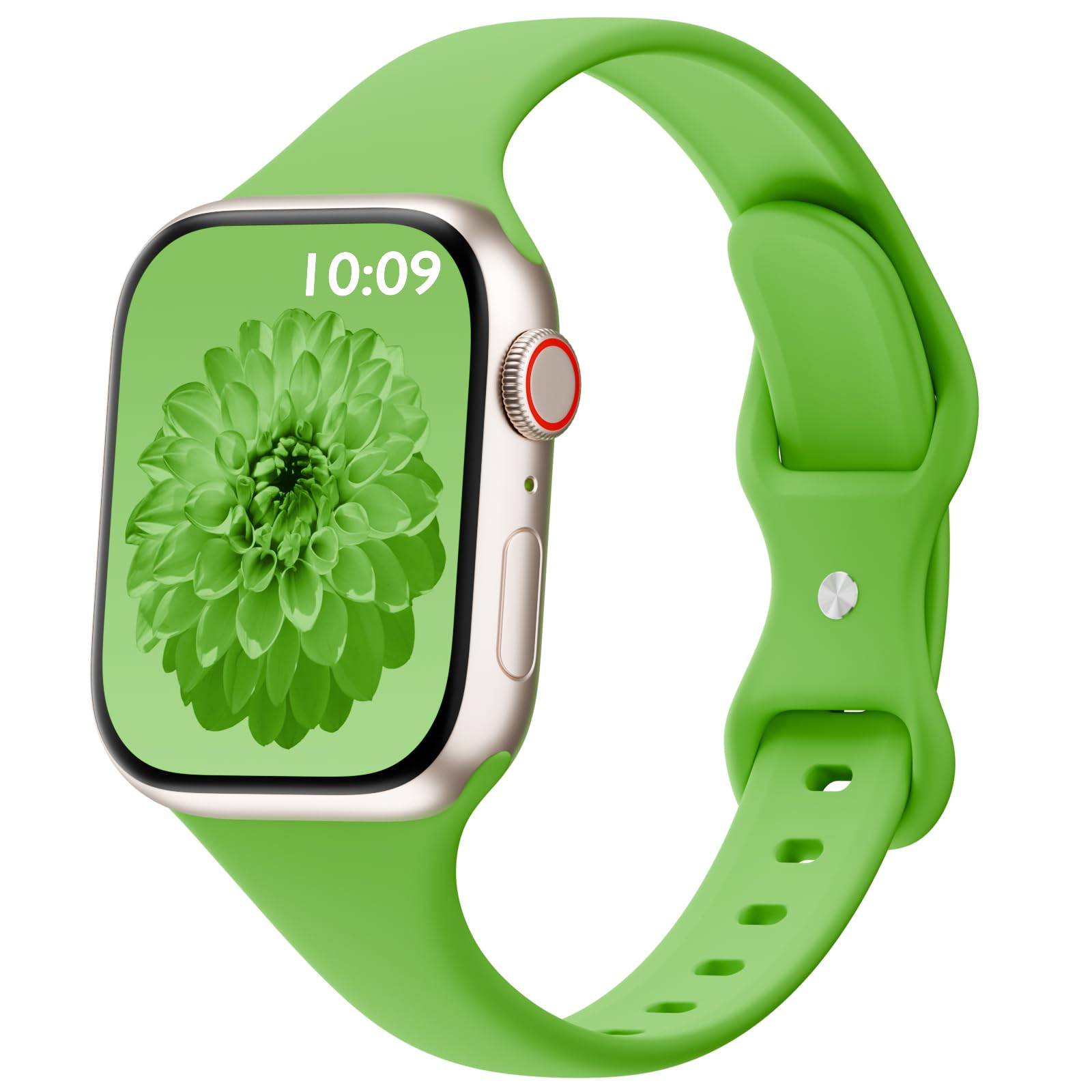 Thin Sport Silicone Slim Band Compatible with Apple Watch Bands Women Men