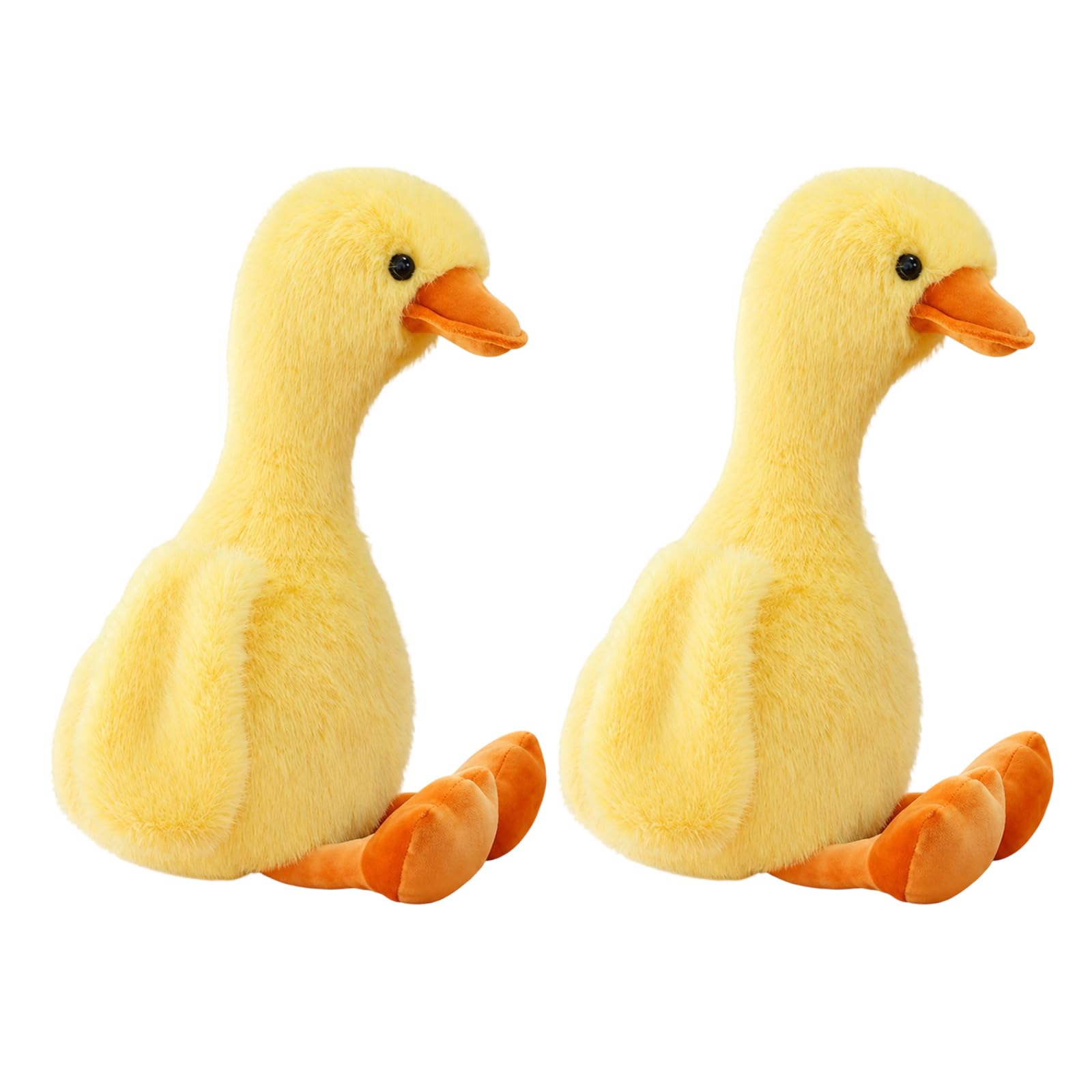 KFSCIP Duck Teddy, Duck Plush Toy, Cuddly Toy and Soft Play Companion, Ducks Toys for Playtime and Collection, Measuring 23 cm for Display and Cuddling