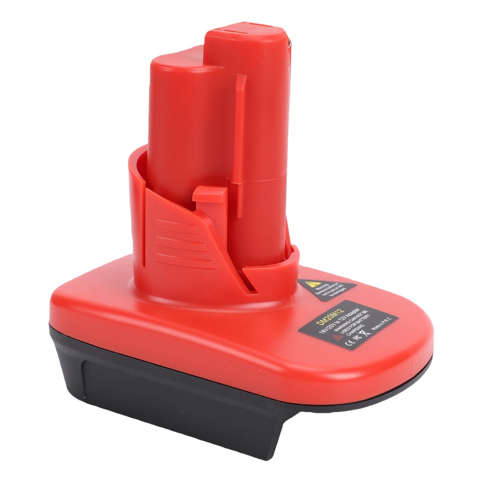 Eujgoov Adaptador de Batería 18V a 12V, 2 Paquetes, Plástico ABS Resistente, Convertidor Portátil para Herramientas Eléctricas M12, Mayor Duración