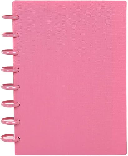 Vista 40 de Talia - Agenda personalizable con aros, (Fireworks Deep Lake, con discos Deep Lake, tamaño mediano (7.5 x 9.75 pulgadas).