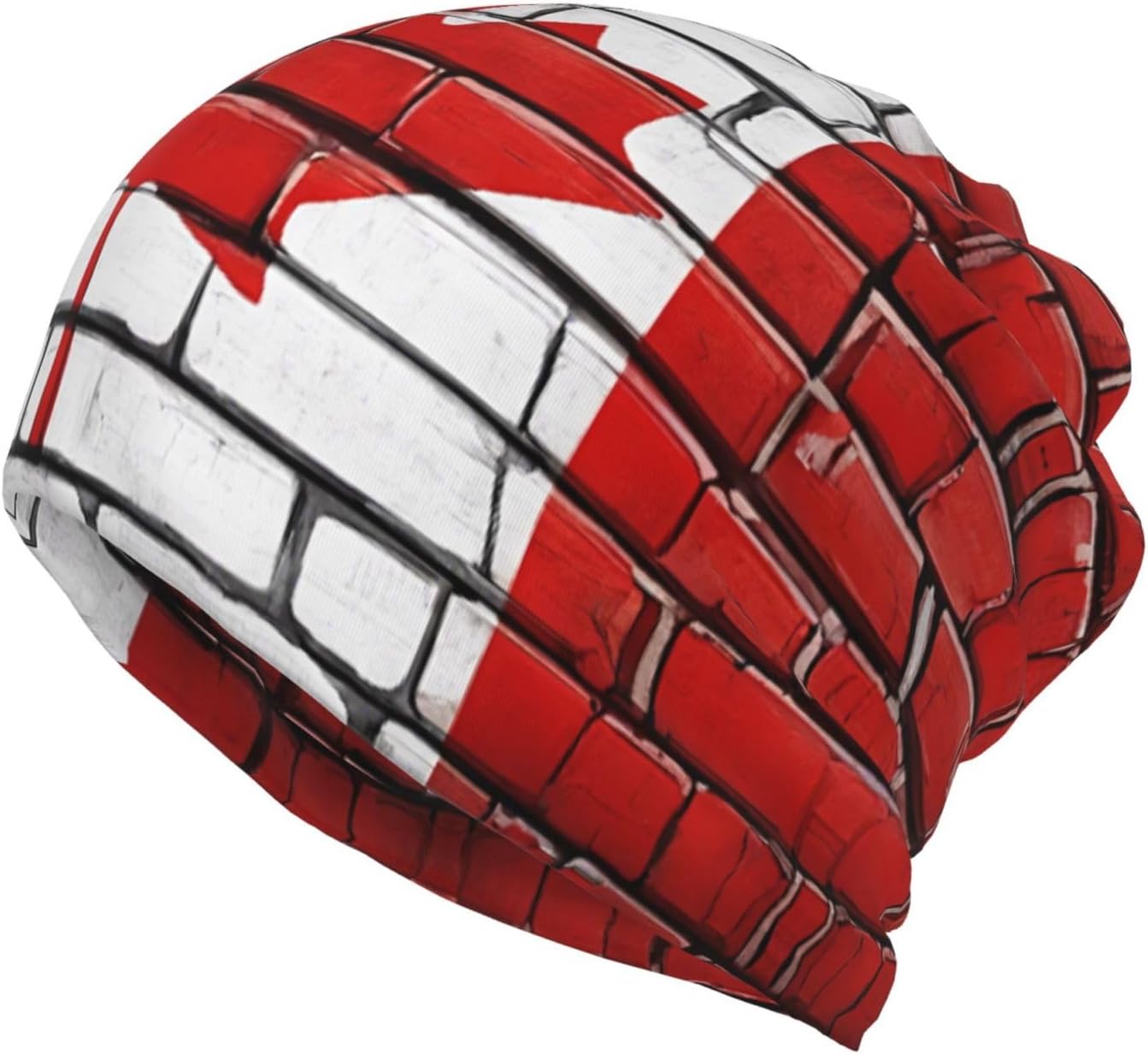 (Canadian Flag) Multi-Functional Convertible Brimless Hat for Daily Outdoor Travel Use -