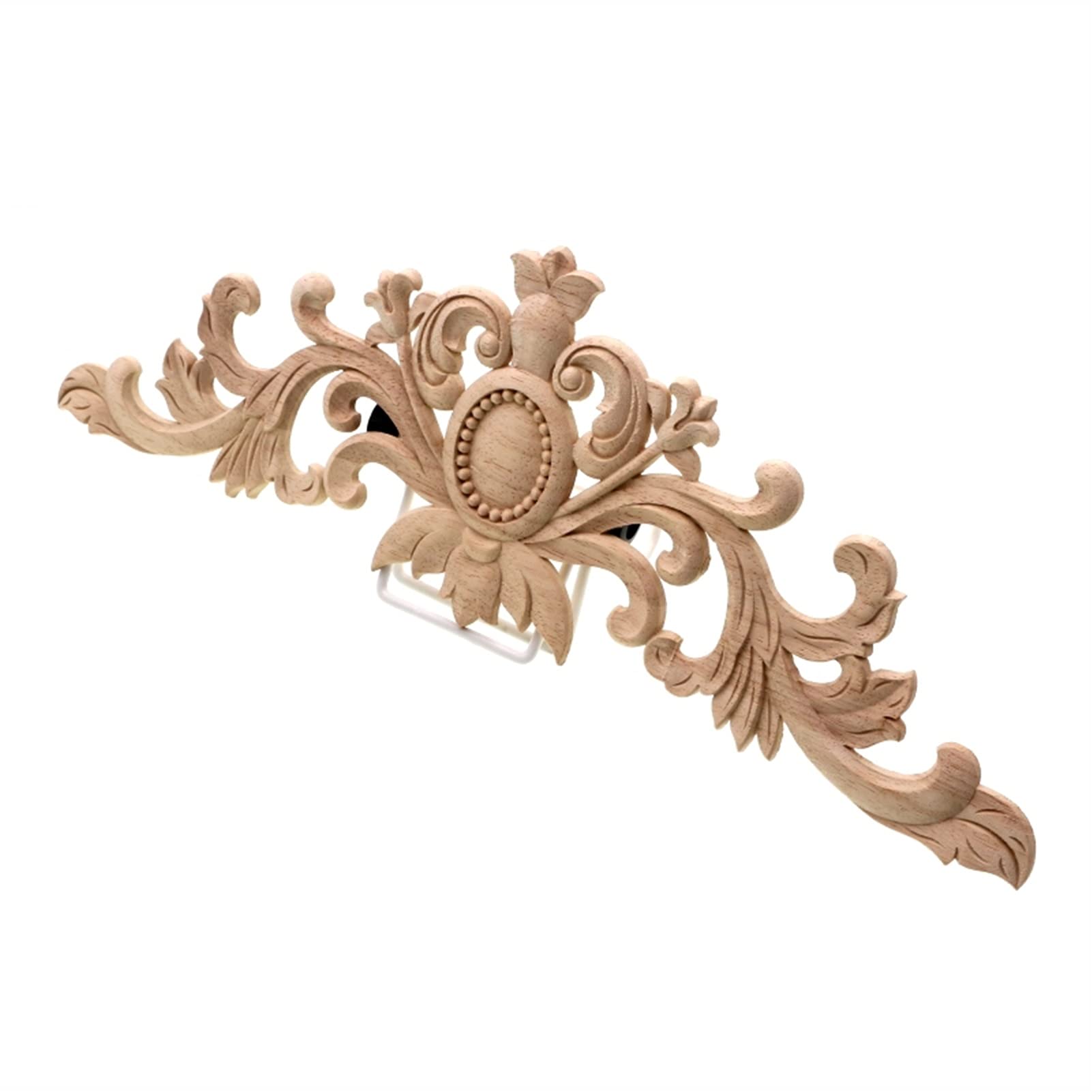 Moulure Decorative Bois Meubles décoratifs Bois Sculpture décalcomanie lit Long lit Blanc peihua comprimés Ornements Mini Vintage décor à la Maison (Color : 3)