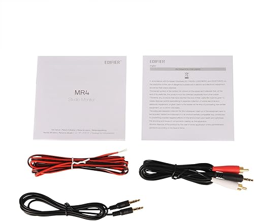 Miniatura 14 de Edifier Altavoces de monitor de estudio alimentados MR4, altavoz activo de monitor de campo cercano de 4 pulgadas (mr4, negro)