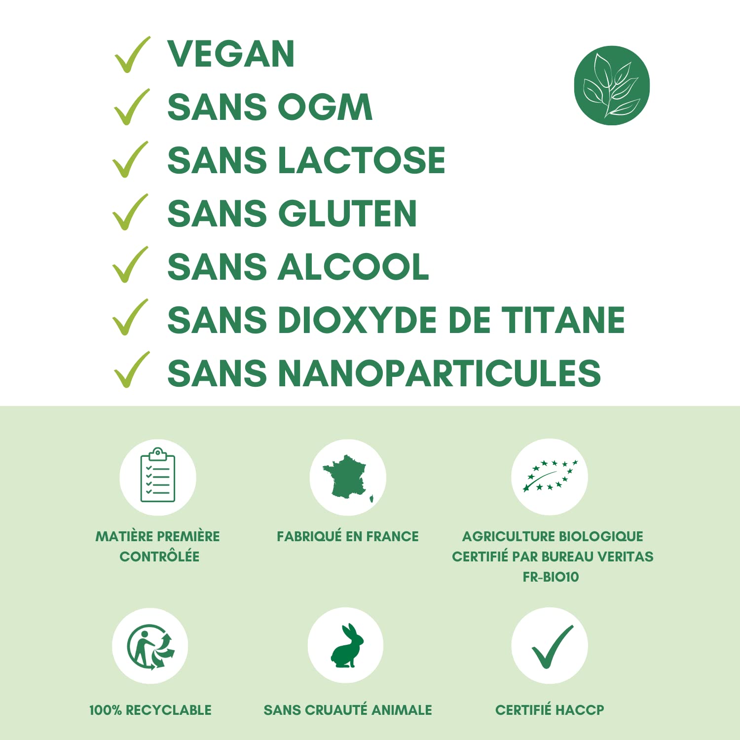 SFB Laboratoires - Chlorella Bio - Renforce le Système Immunitaire - Favorise la Détoxication - Améliore la Digestion - Réduit l'Inflammation - 500 comprimés