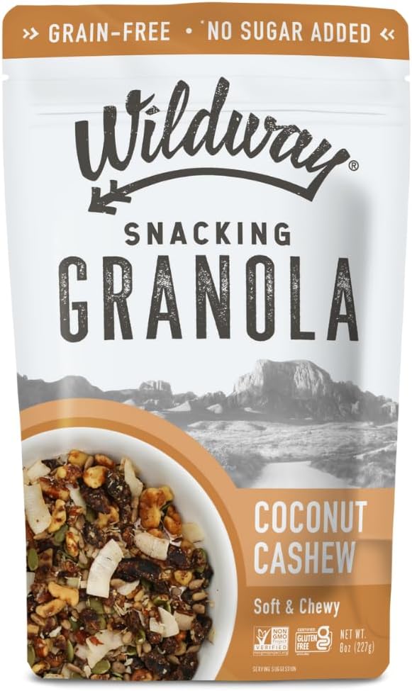 Wildway - Grain Free Granola Soft And Chewy Coconut Cashew 8 Oz. 157283
