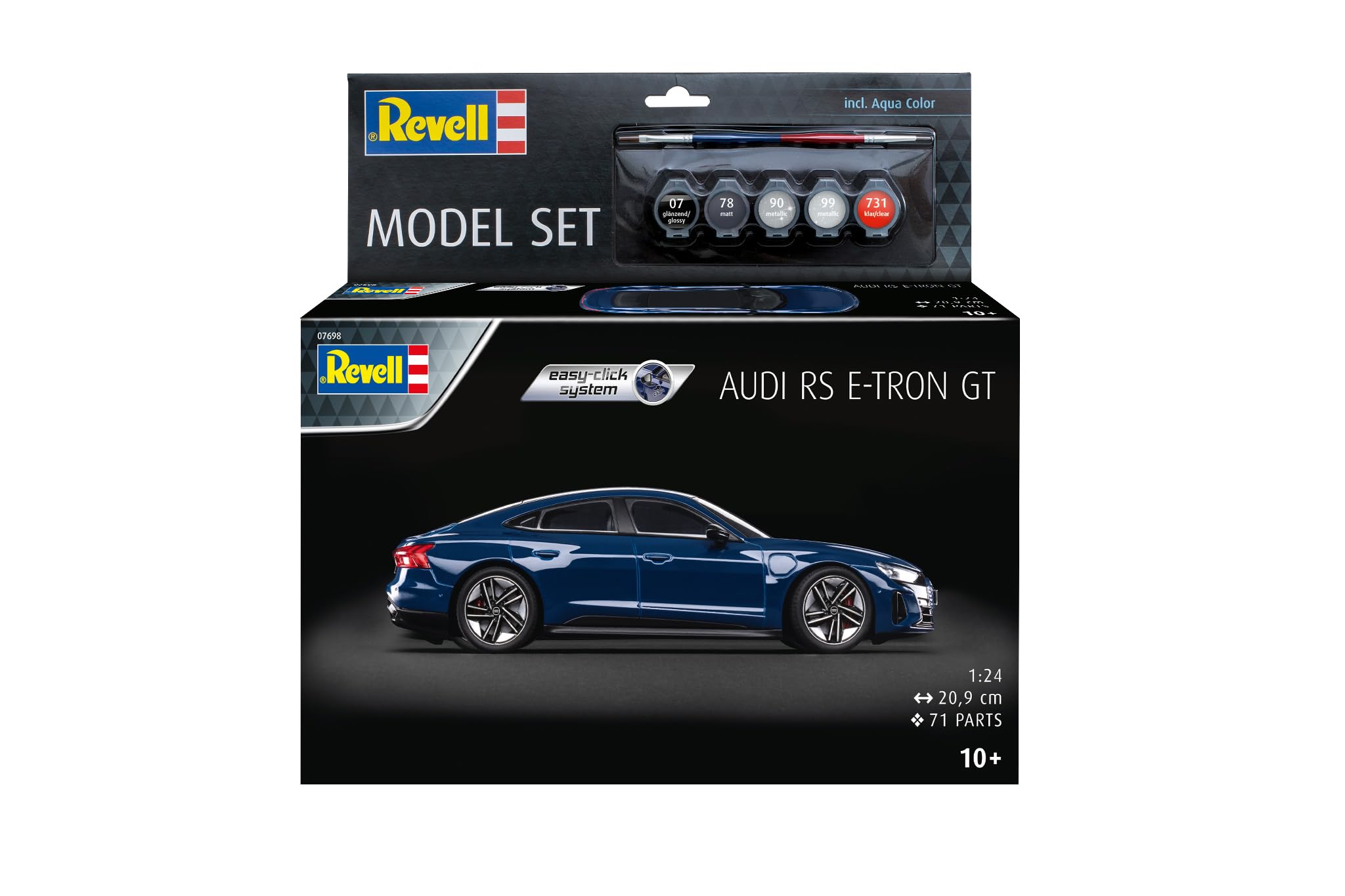Revell Modellbausatz Porsche 911 Carrera I Maßstab 1:24 I Detailreiche Nachbildung I Unlackiertes Modell I Für Modellbauer I Präzise und hochwertig I Ideal für Einsteiger