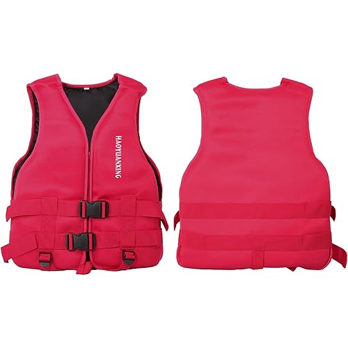 Lifejacket for Adults with Adjustable Safety Crotch Strap for Women Men, Swimming Float Vest for Kayaking, Paddle, Snorkeling and Water Sports