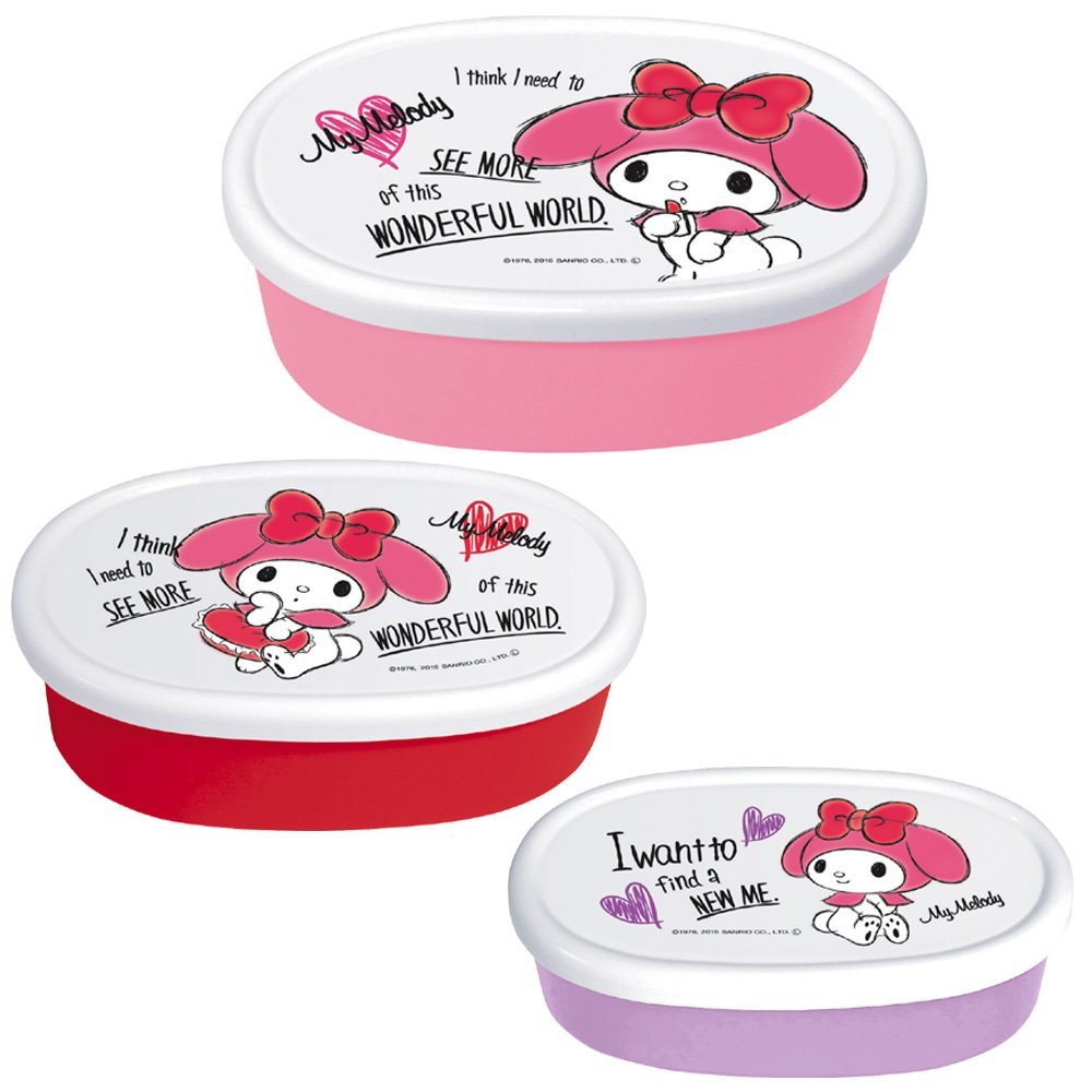Amazon｜サンリオ キュート モデル セレクション 3個入り入れ子ランチ