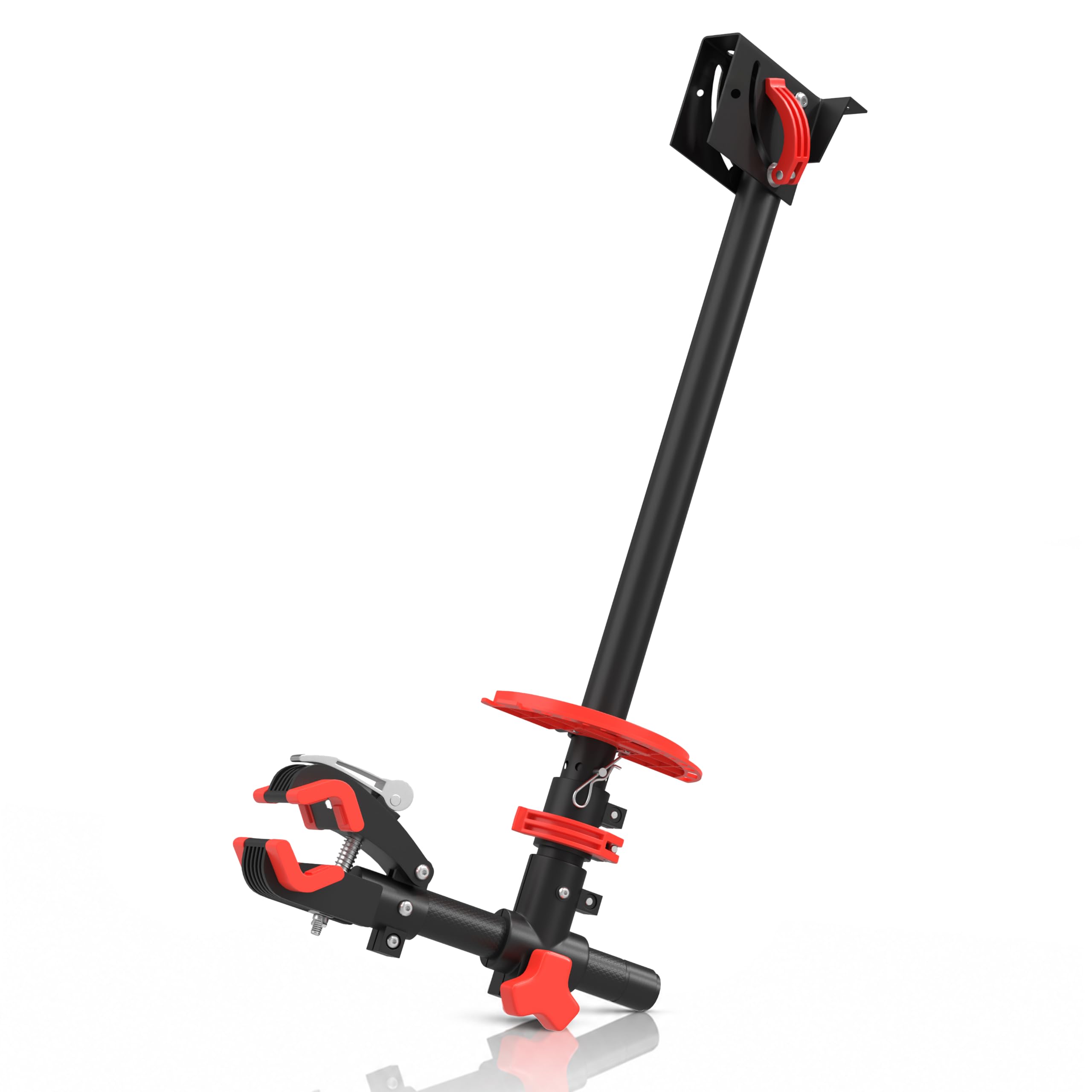 Adamix BikeClamp 30 Montageständer Deckenmontage, bis 30 kg, klappbar | Designed in Germany, höhenverstellbar, Fahrrad Montagehalterung und Reparaturständer für MTB, E-Bike, Rennrad