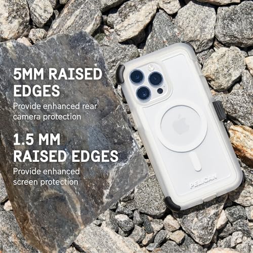 Pelican Voyager iPhone 15 Pro Max Case - Rugged MagSafe Phone Case - Clear - image 5