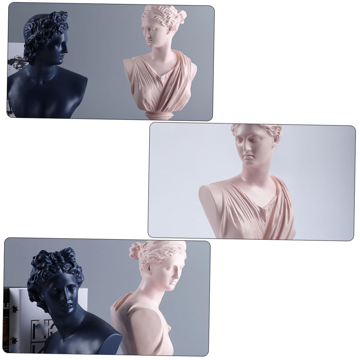 Rosa Harzstatue Göttin Skulptur Dekoration aus Kunstharz Realistisch und Charmant als Souvenir und Wohndeko für Wohnzimmer oder Schreibtisch