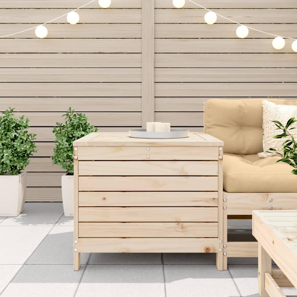 HaoChrymec Gartenhocker aus Massivholz Kiefer, Modulares Design, Vielseitig Einsetzbar, Fußhocker Outdoor, Camping Hocker, Hocker Outdoor, 62 x 63.5 x 53.5 cm