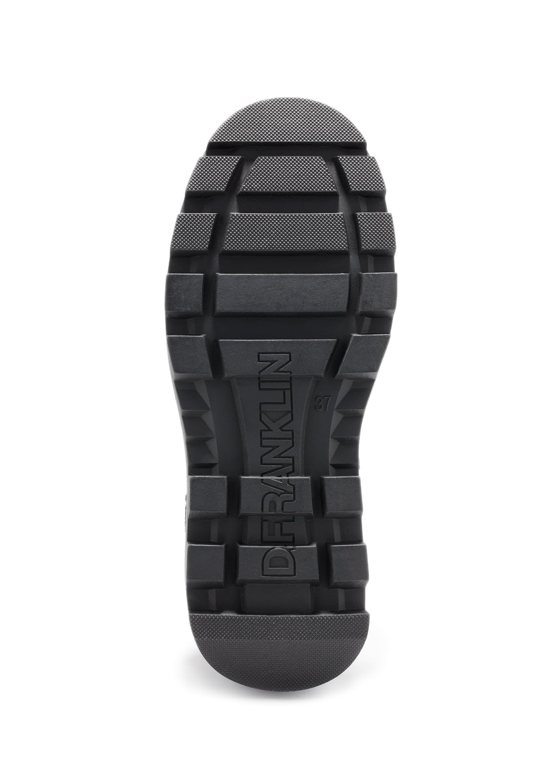 D.Franklin Damskie Botki Średnie All Track Zip Czarne - Botki Damskie - Moda Casual - Rozmiar(41) - Model all-track