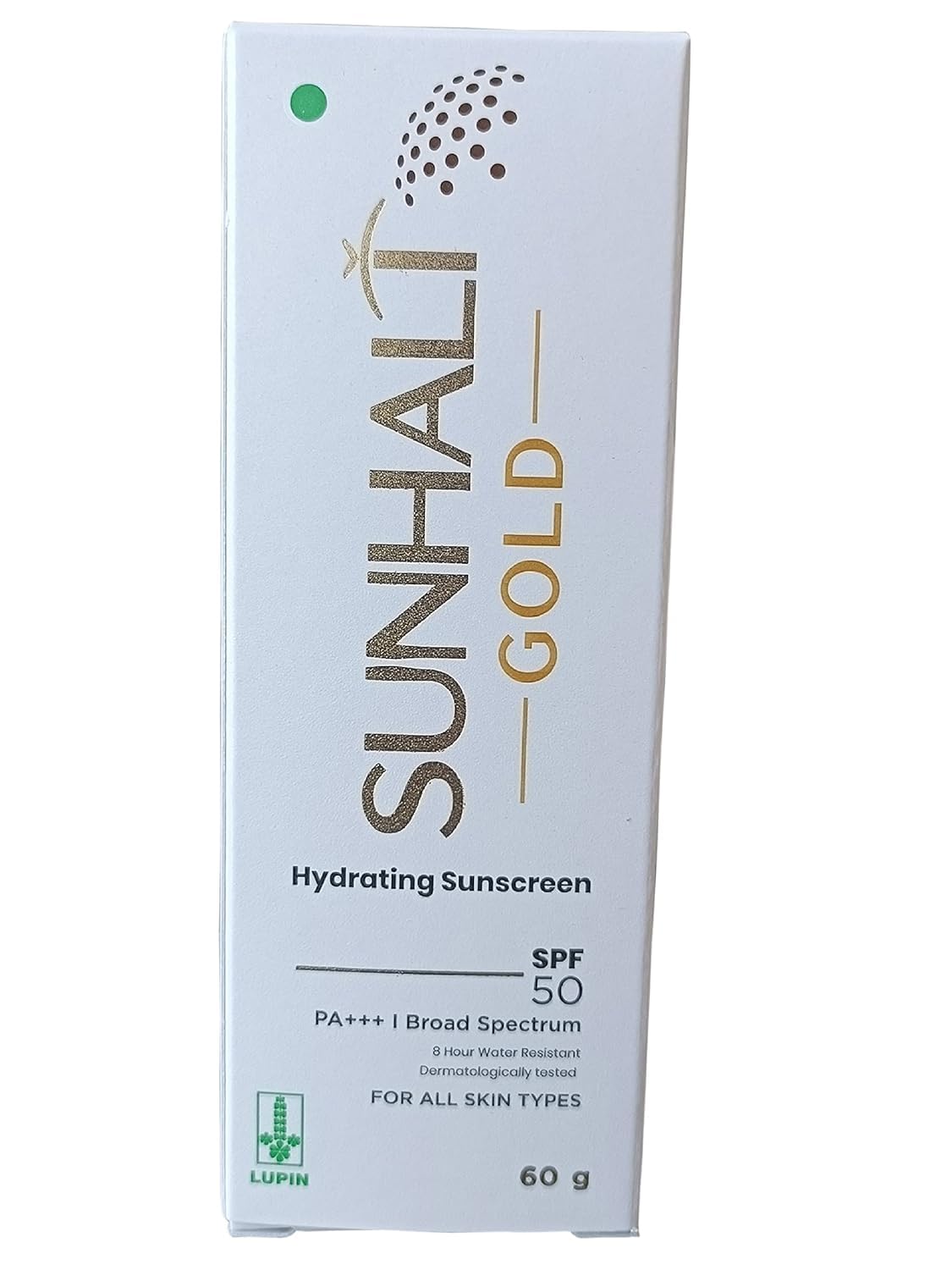 Sunhalt Gold Hydrating Sunscreen SPF50 (60gm)