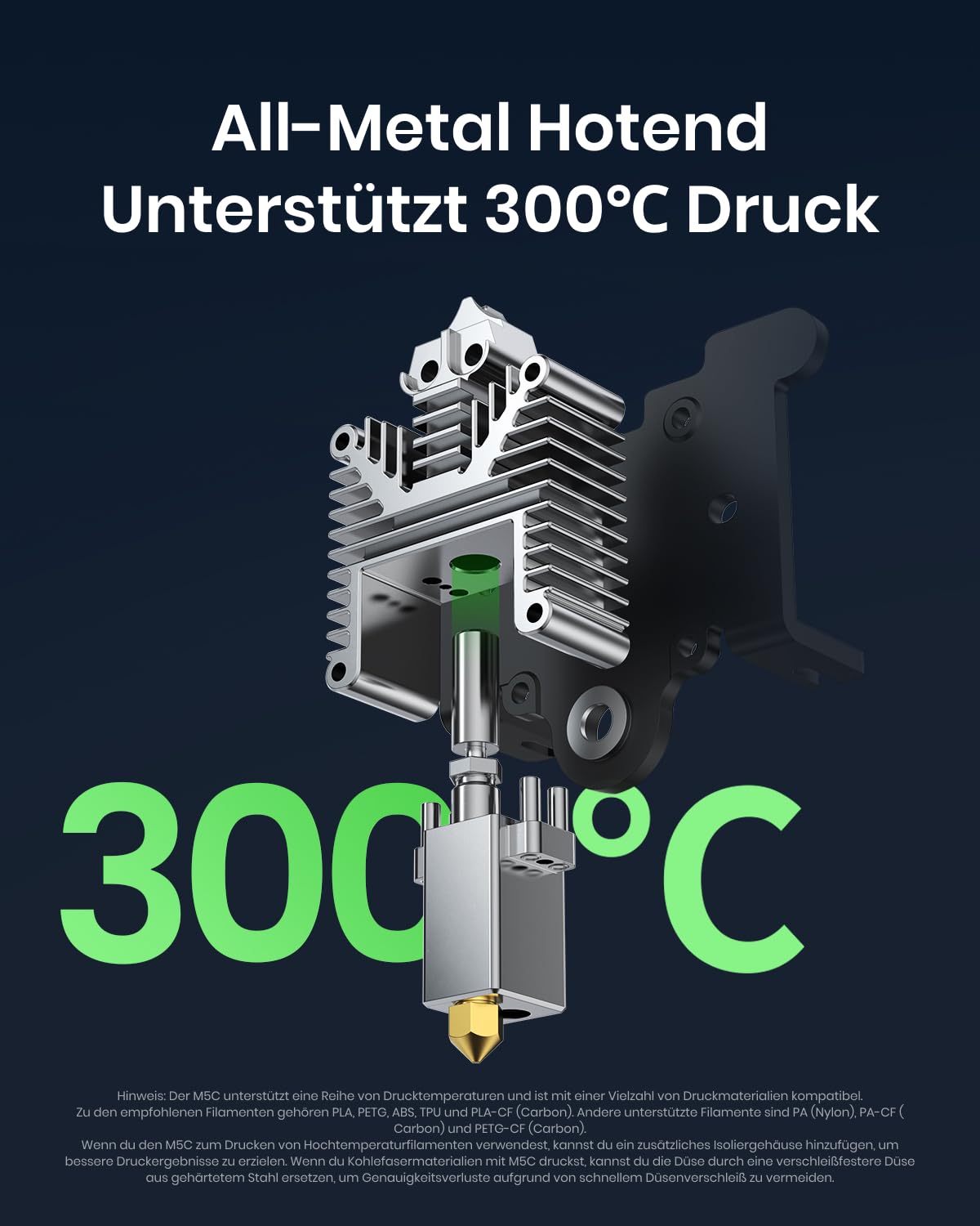 AnkerMake M5C 3D Printer, 500 mm/s High-Speed 3D Printing, 50 μm