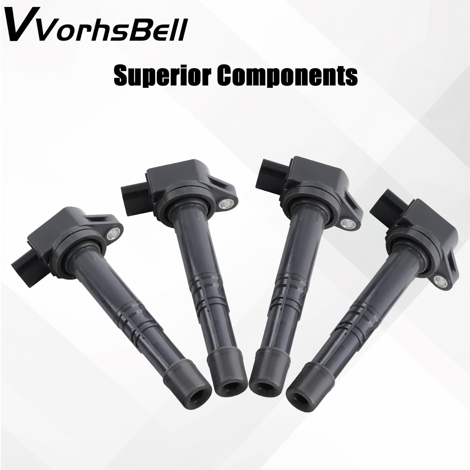 Set di 4 bobine di accensione compatibili con Acura CSX RSX Honda Accord Civic Si CR-V Element S2000 2002-2011 Motore L4 2,0L 2,2L 2,4L sostituisce 30520-PNA-007, 099700-115, 30520-RRA-007
