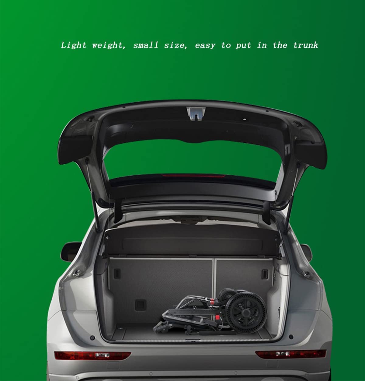 Sedia a rotelle pieghevole in alluminio leggero – Sedia a rotelle da viaggio per anziani e disabili – ultra leggera per anziani e scooter domestici