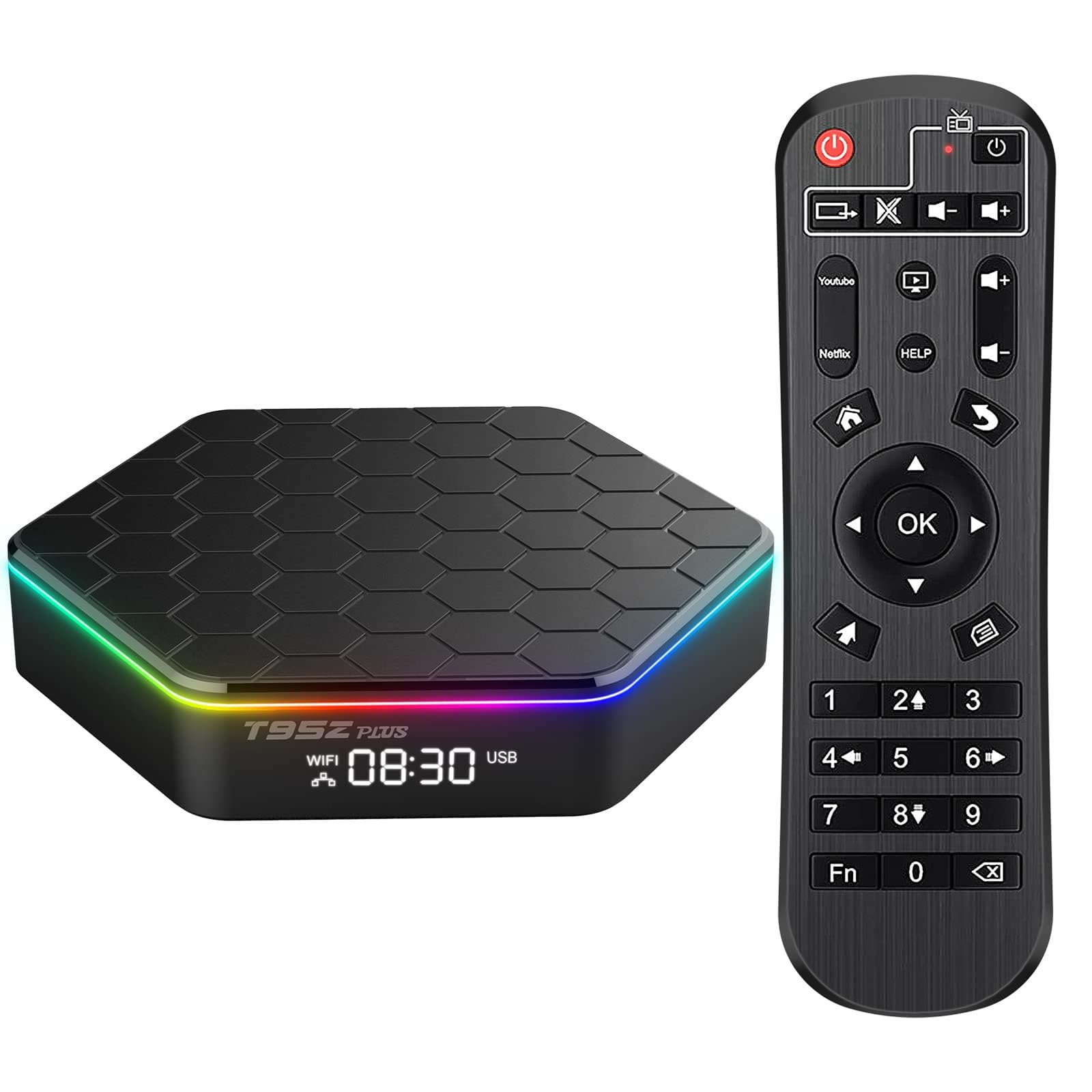 Box TV Android 12.0, 4 GB RAM 32 GB ROM Allwinner H618 Quad Core 64 bit, support HD 6K / 3D / H.265 Ethernet 2.4/5G Dual WiFi BT 5.0