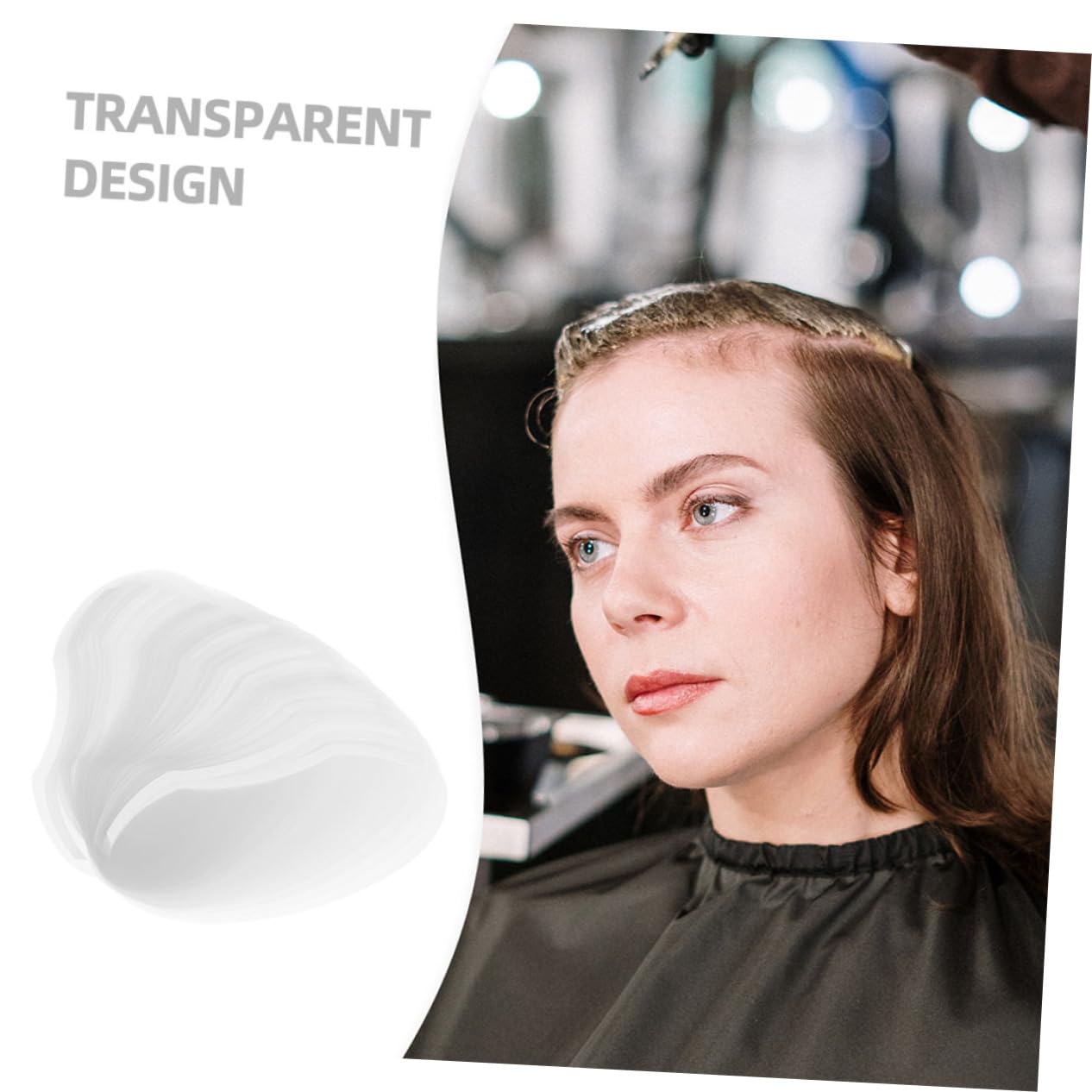 Didiseaon 120 Piezas transparente transparente protectores faciales transparentes escudos de para los ojos visera para el pelo