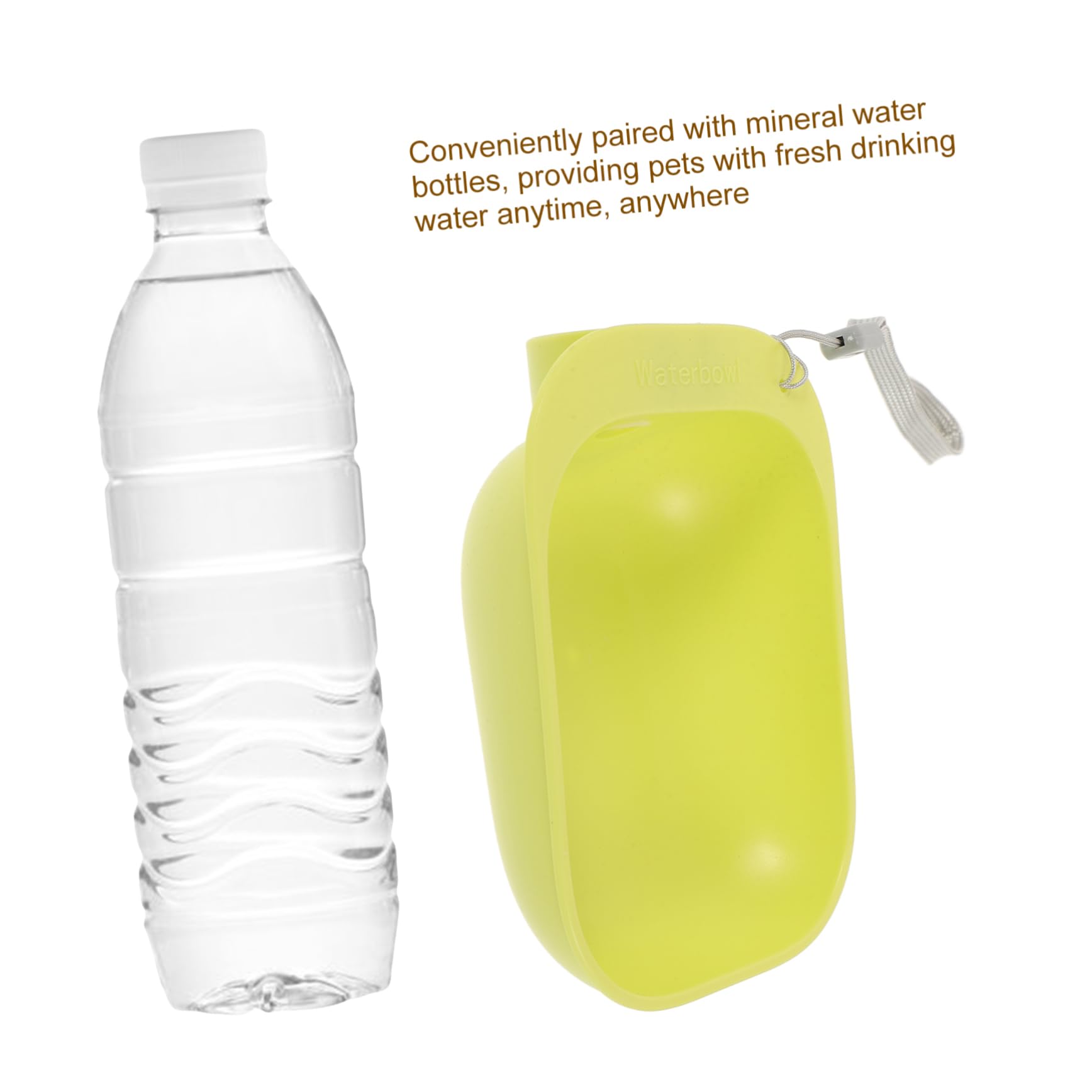 Toddmomy 3pcs Auto Water Dispenser for Portable Drinking Bowl Safe Abs Material