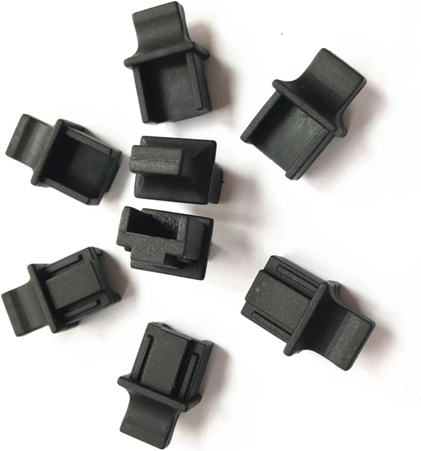 100 PCS Network Switch Dust-Proof Cap RJ-45 Interface Plug Dust/Silicone Dust Cover RJ45 Port Protector