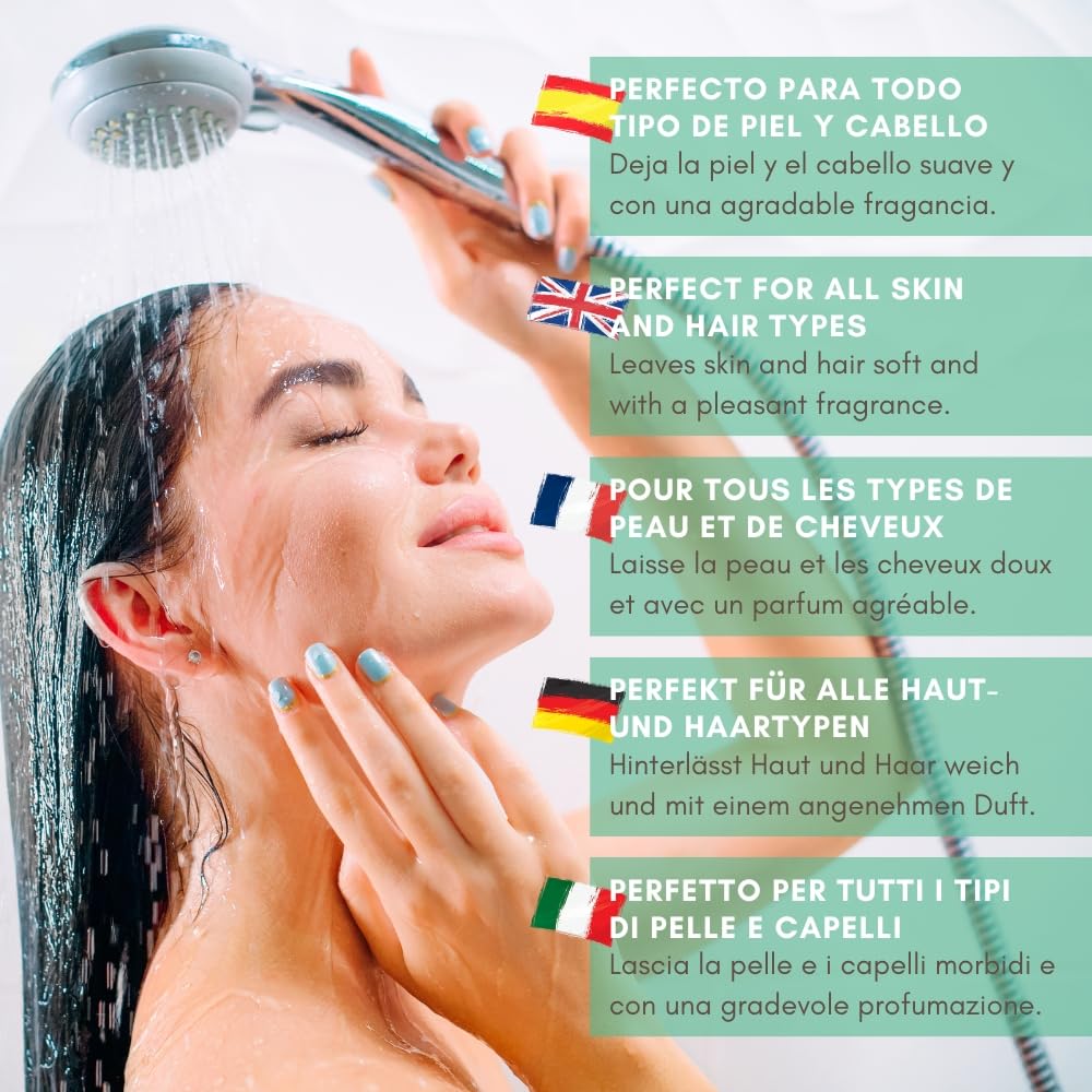Duschgel & Shampoo GREEN TEA | 400 Stk. x 8g | Hotel, B&B, Landhaus, Gym