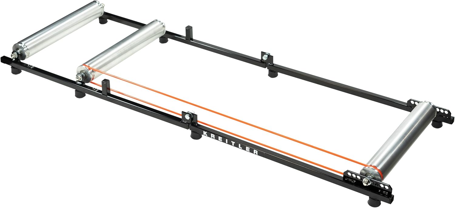 KREITLER Kompact Rollers for Indoor & Outdoor Bike Training | Premium, Compact & Portable Cycling Trainer | Smooth, Quiet Ride