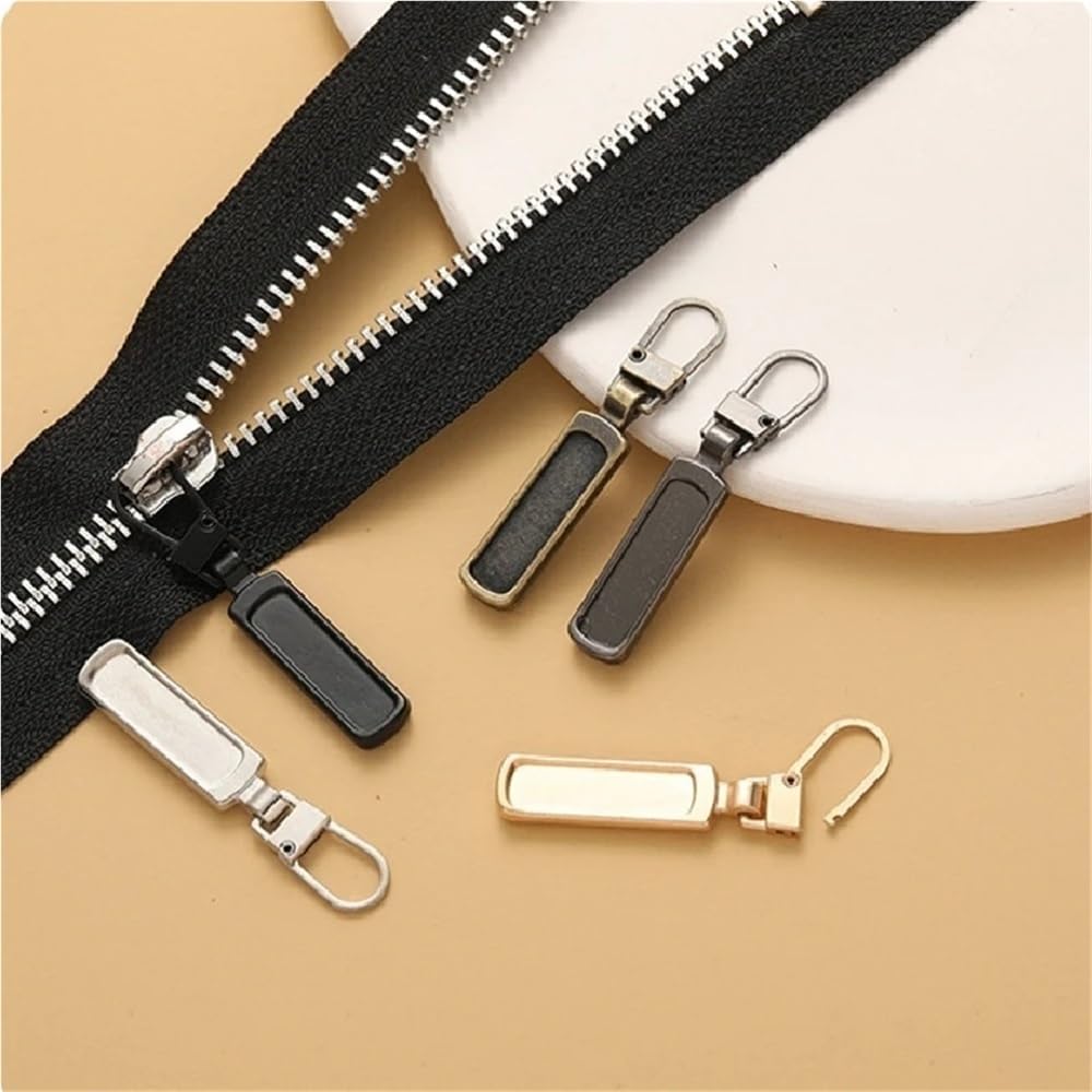 Tirador de cremallera de repuesto multifuncional, tirador de cremallera de repuesto, accesorio de tirador de cremallera universal, pequeño reparador de cremallera ajustable, tirador de cremallera comp