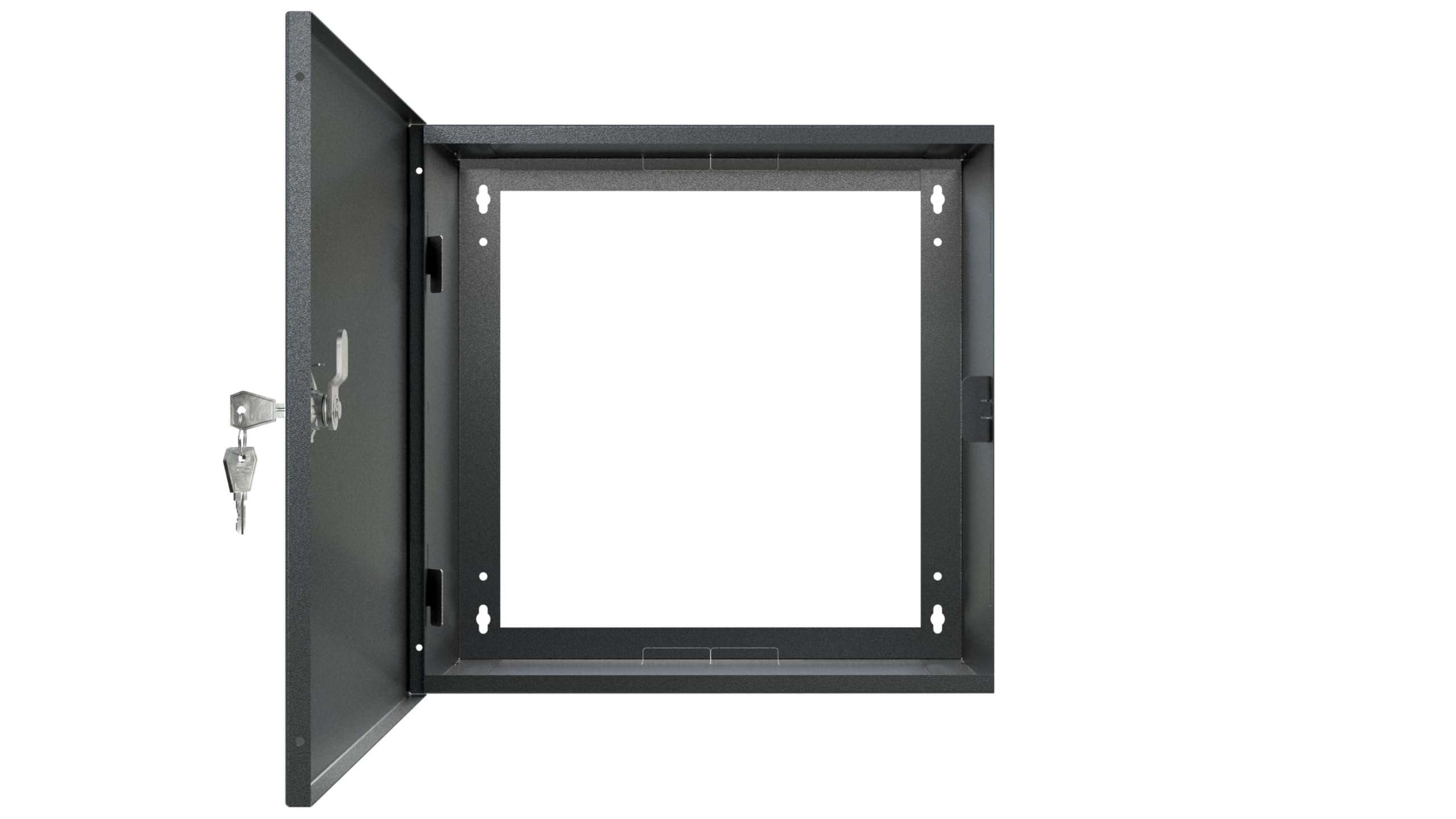 Boite de Derivation Etanche Exterieur 300x300x140mm - Coffret Electrique Etanche en Acier et étanche à la Poussière - Boite de Derivation avec Serrure et Deux Clés