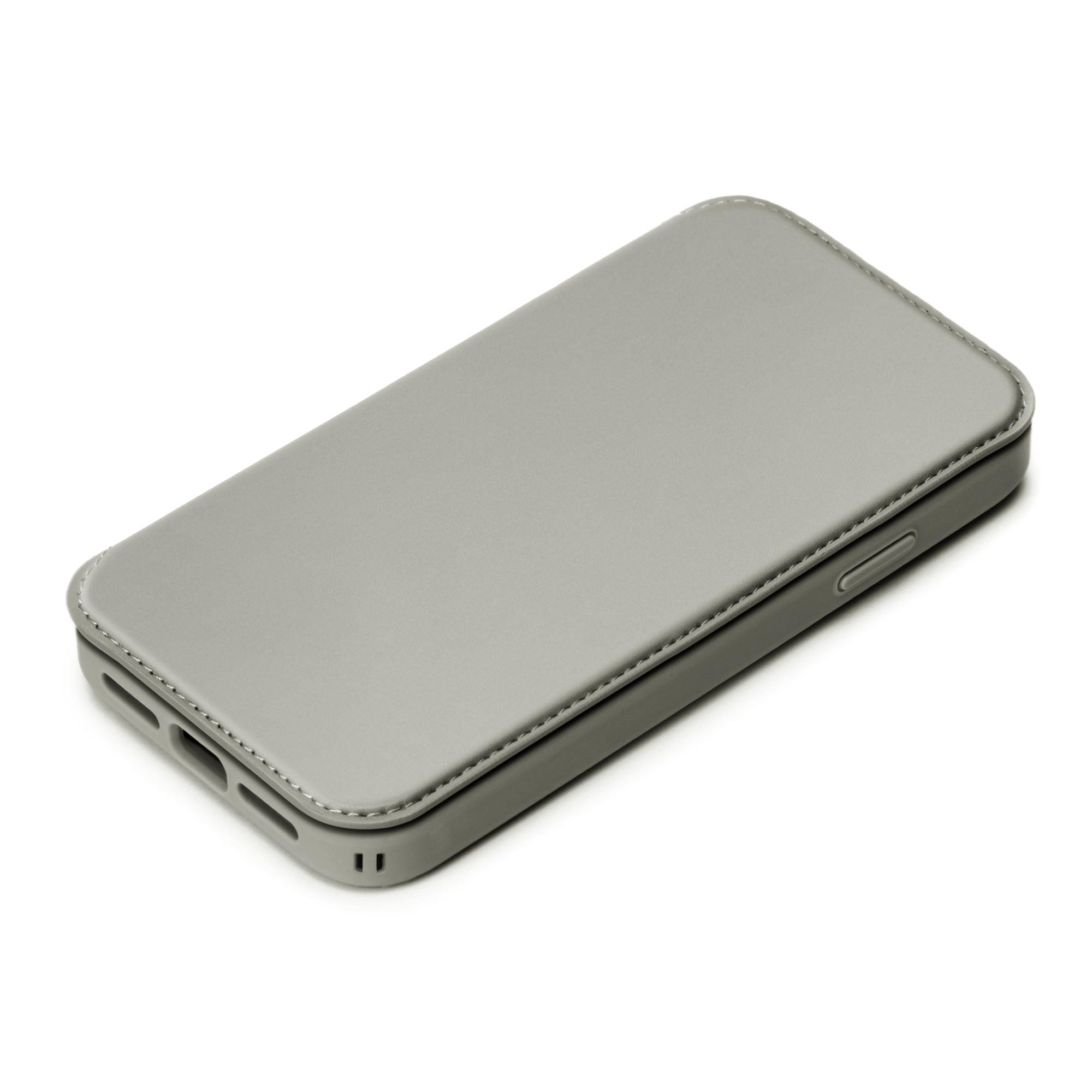 DEMIU iphone15proグレー フリップケース Amazon.co.jp: iPhone15Pro ガラスフリップケース [グレー