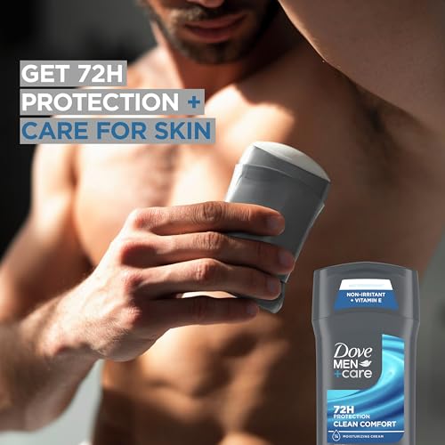DOVE MEN + CARE Antiperspirant Deodorant Stick Clean Comfort Twin Pack 72-Hour Sweat & Odor Protection Antiperspirant for Men With 1/4 Moisturizing Cream 2.7 oz - Thumbnail 5
