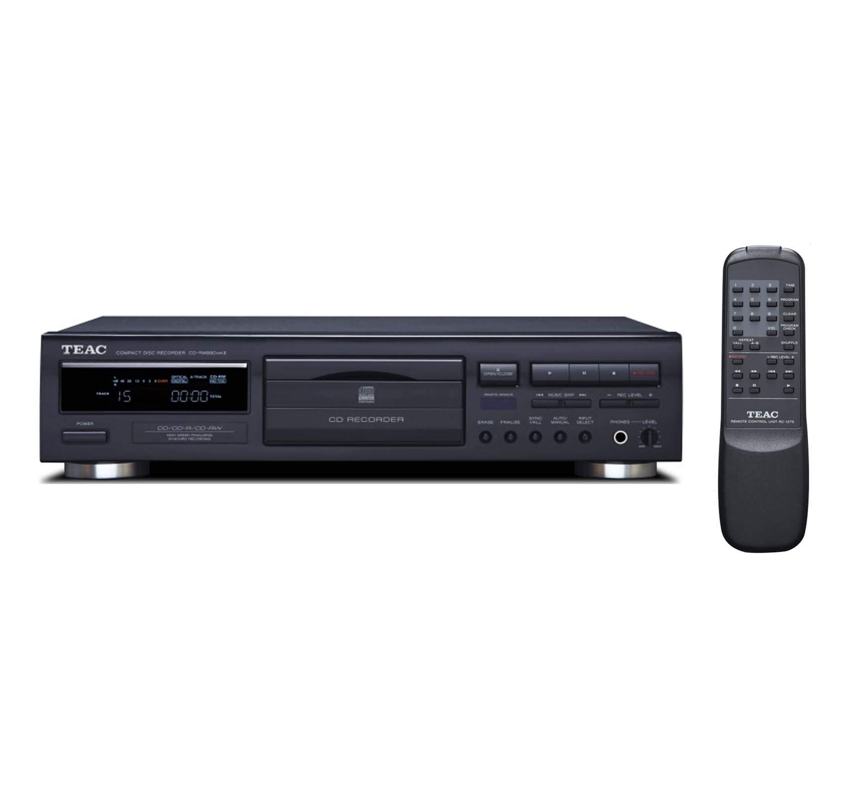TEAC CDRW890 MKII-B CD Recorder with Remote (Black)