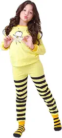 Pijama Infantil Inverno com punho para Meninas 1 ao10 anos com detalhes Luxo Interativos 100% algodão + 10 estampas a escolher