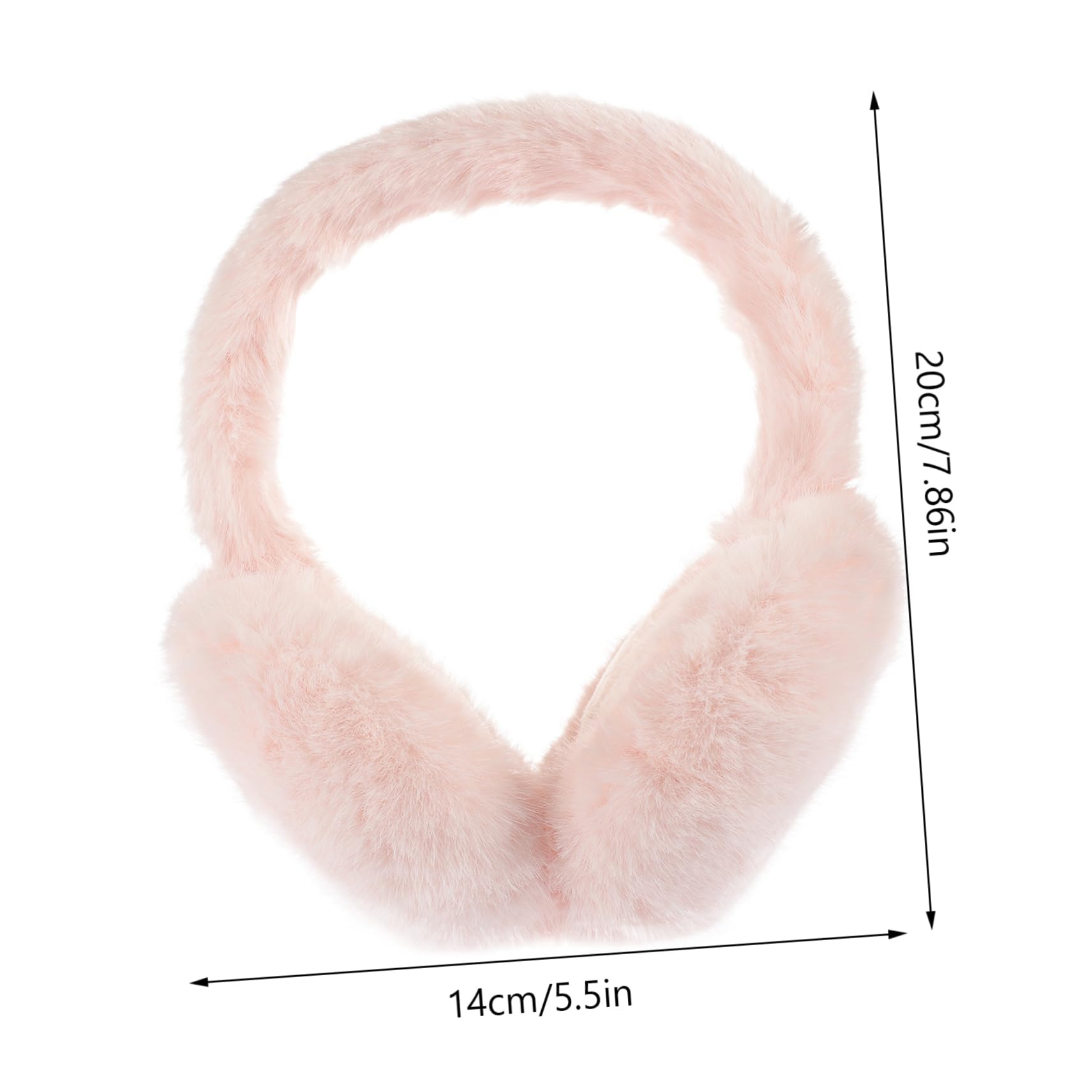 BESPORTBLE Warm Earmuffs for Women Cute Ear Warmers Furry Design Comfortable Ear Protectors for Cold Weather Riding and Hiking Lightweight and Breathable Ear Covers