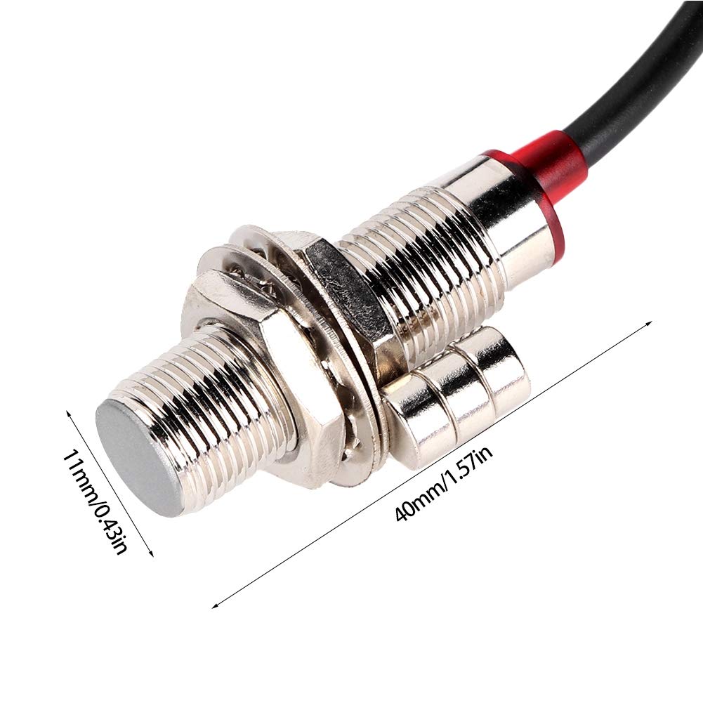 Cable del Sensor del Odómetro, Cable del Sensor con 3 Imanes para el Velocímetro del Odómetro Digital de la Motocicleta